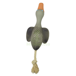 Juguete de Pato con Cuerda y Sonido para Perros 30cm