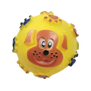 Pelota para Perros "Huellitas" con Sonido - Juguete 8cm