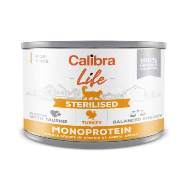 Calibra Cat Life | Alimento Húmedo para Gatos Esterilizados - Pavo 200g