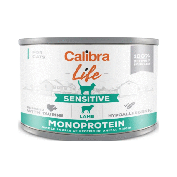 Calibra Cat Life | Alimento Húmedo para Gatos Sensibles - Cordero 200g
