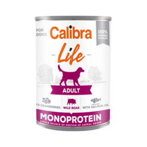 Calibra Dog Life | Alimento Húmedo para Perros Adultos - Jabalí con Arándanos 400g