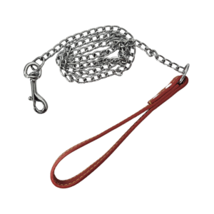 Correa de Cadena Fina para Perros con Mango Cómodo – 100cm (2.0mm)