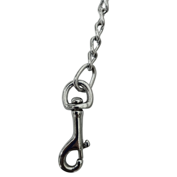 Correa de Cadena Fina para Perros con Mango Cómodo – 100cm (2.0mm) - Imagen 4