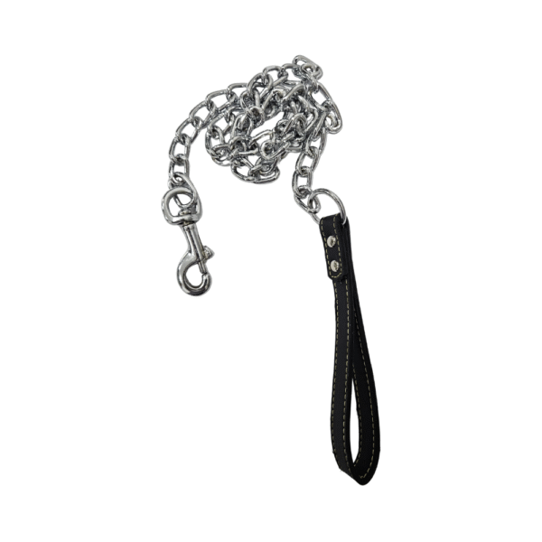 Correa de Cadena Gruesa para Perros con Mango Cómodo – 100cm (4.0mm)