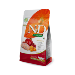 Farmina N&D Pumpkin Gato Adulto Castrado 1.5kg - Codorniz, Calabaza y Granada