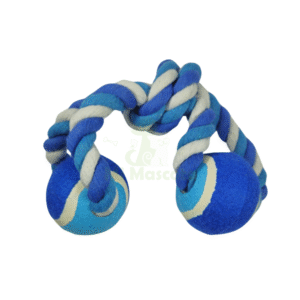 Juguete Cuerda Doble con Pelota para Perros - 30cm