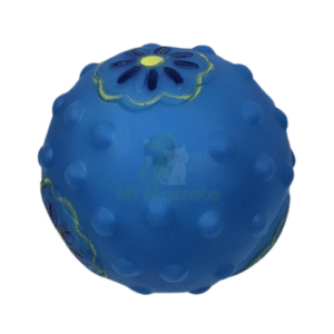 Pelota para Perros con Patrón de Hojas 9cm