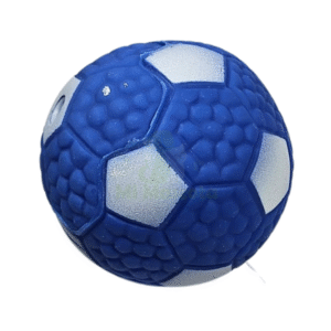 Pelota en Forma de Fútbol con Sonido para Perros 7.5cm