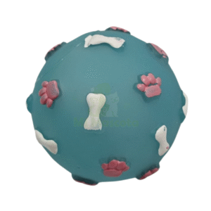 Pelota con Sonido para Perros | Juguete de Goma 7.5cm