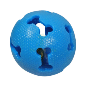 Pelota de Goma con Cascabel para Perros 8cm
