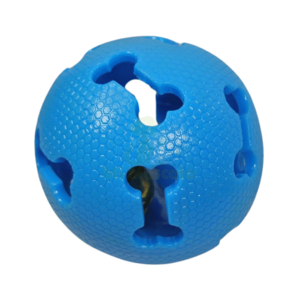 Pelota de Goma con Cascabel para Perros 8cm