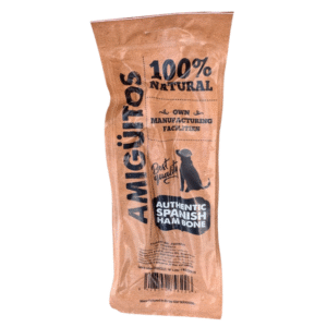 Hueso de Jamón Natural para Perros - Snack Masticable 20cm